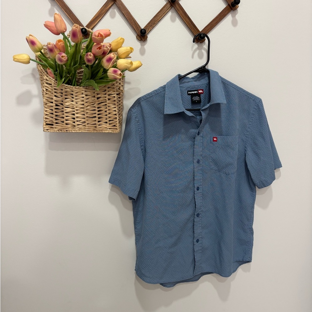 Tony‎ Hawk Blue Casual Button Down Shirt